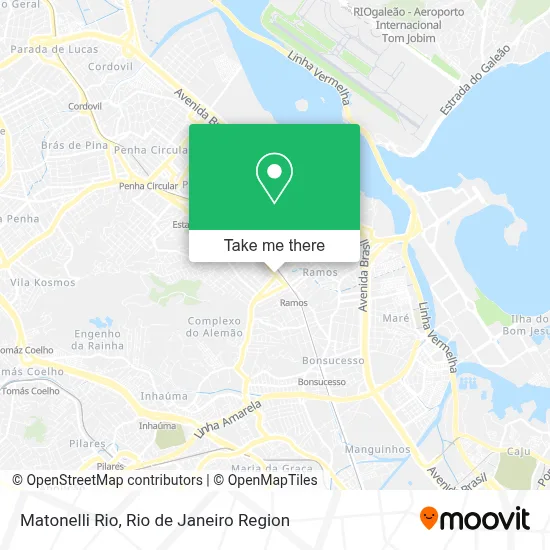 Matonelli Rio map