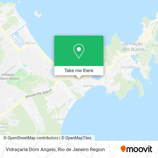 Vidraçaria Dom Angelo map