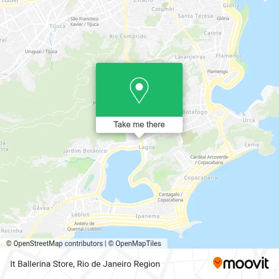It Ballerina Store map