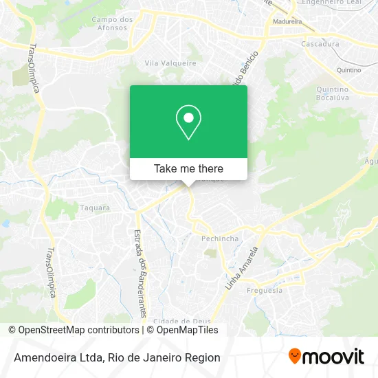 Amendoeira Ltda map