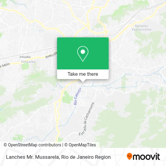 Lanches Mr. Mussarela map