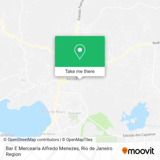 Bar E Mercearia Alfredo Menezes map
