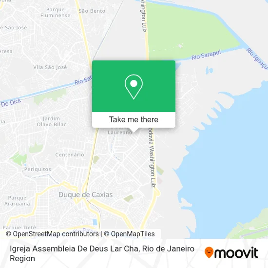 Igreja Assembleia De Deus Lar Cha map