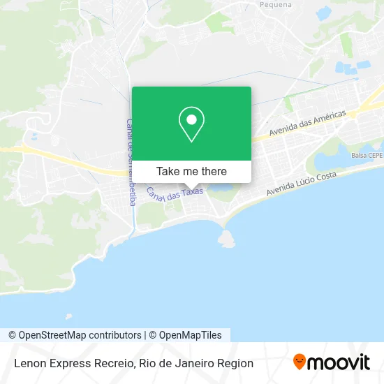 Lenon Express Recreio map