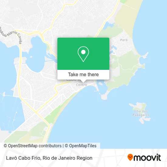 Lavô Cabo Frio map