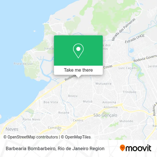 Barbearia Bombarbeiro map