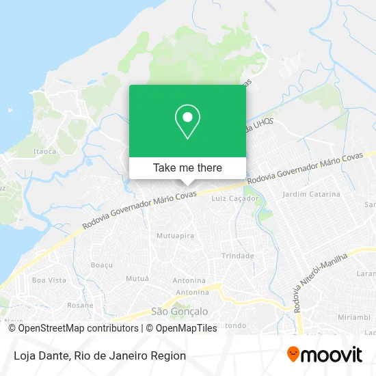 Loja Dante map