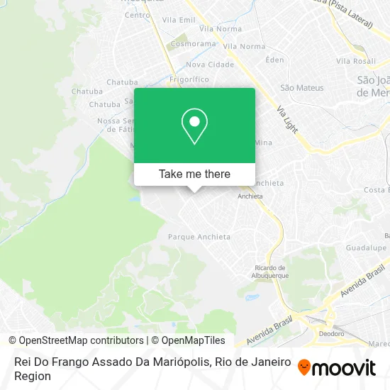 Rei Do Frango Assado Da Mariópolis map