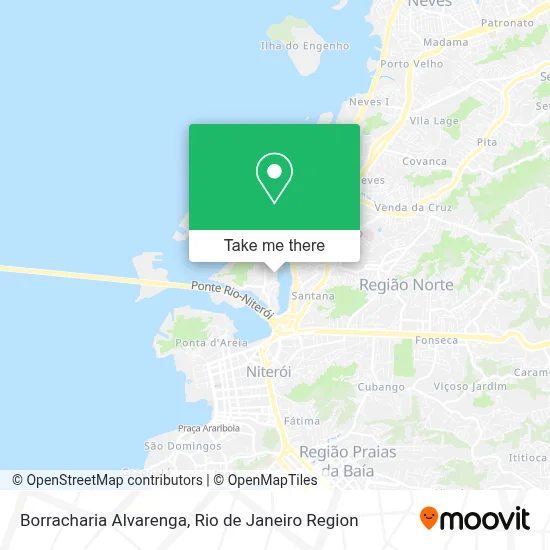 Borracharia Alvarenga map