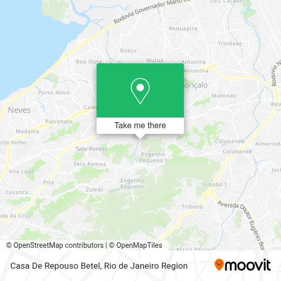 Casa De Repouso Betel map
