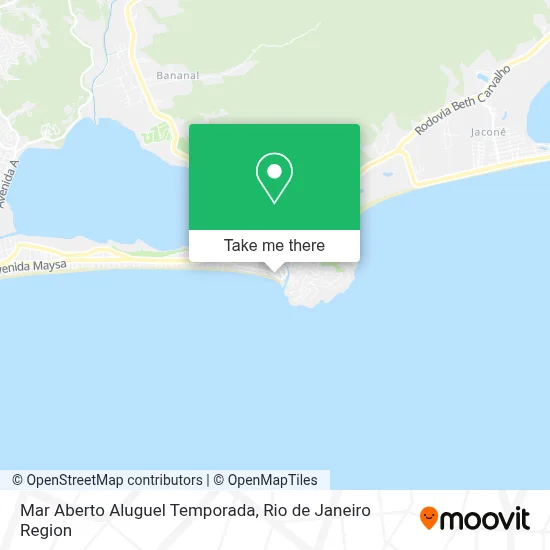 Mar Aberto Aluguel Temporada map