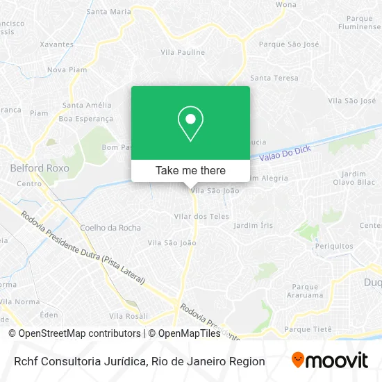 Rchf Consultoria Jurídica map