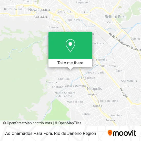 Ad Chamados Para Fora map