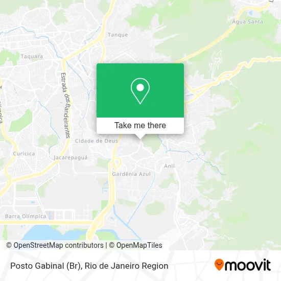 Posto Gabinal (Br) map