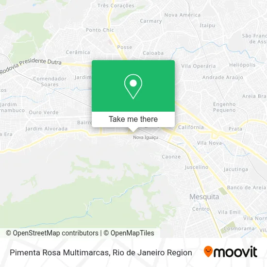 Pimenta Rosa Multimarcas map