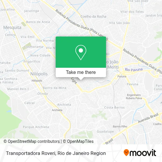 Transportadora Roveri map