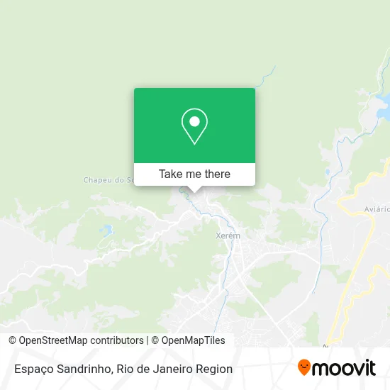Espaço Sandrinho map