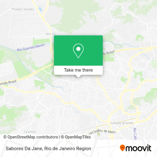 Sabores Da Jane map