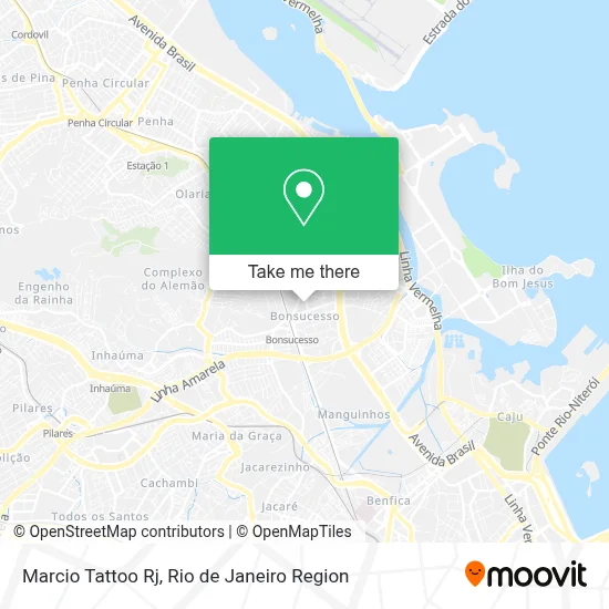 Marcio Tattoo Rj map