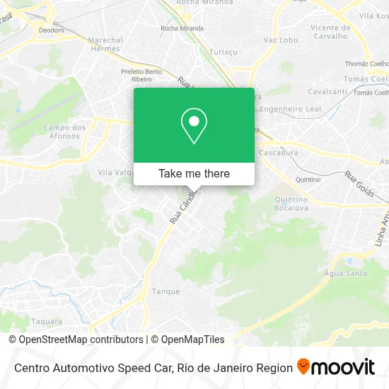 Centro Automotivo Speed Car map