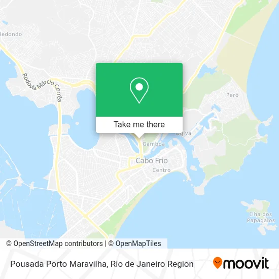 Pousada Porto Maravilha map