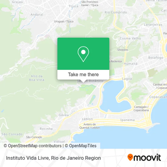 Instituto Vida Livre map
