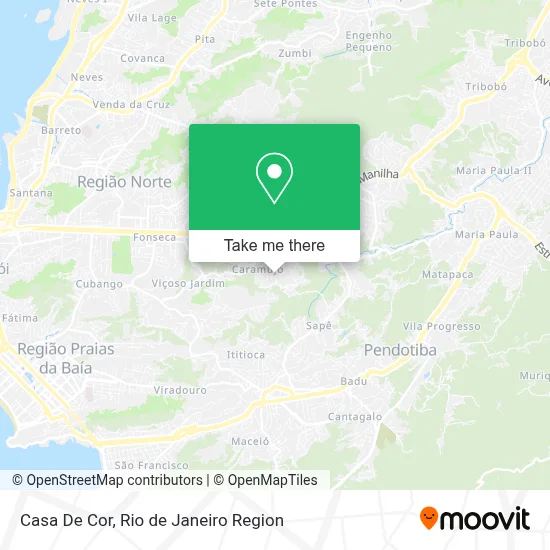 Casa De Cor map