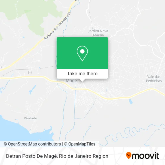 Detran Posto De Magé map