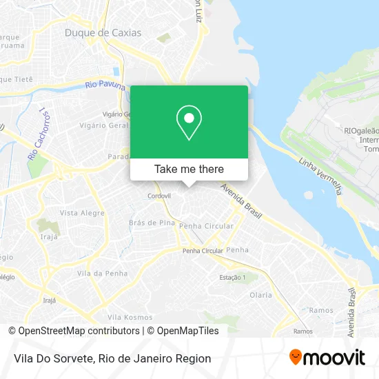 Vila Do Sorvete map