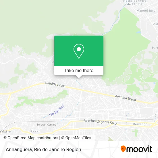Anhanguera map