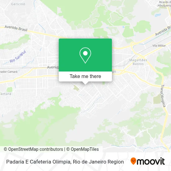 Padaria E Cafeteria Olimpia map