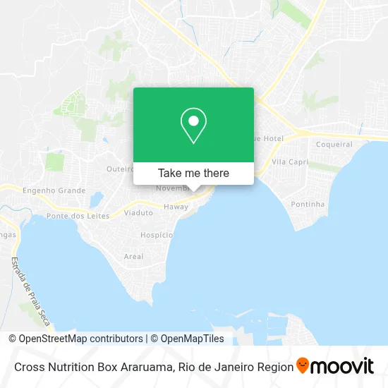 Cross Nutrition Box Araruama map