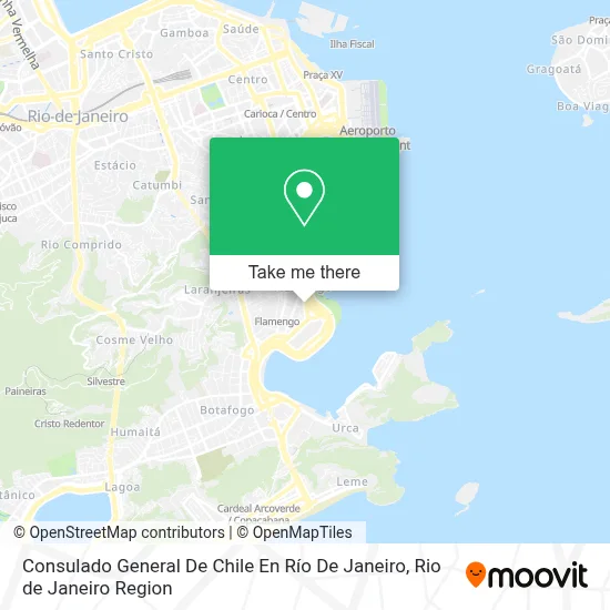 Consulado General De Chile En Río De Janeiro map