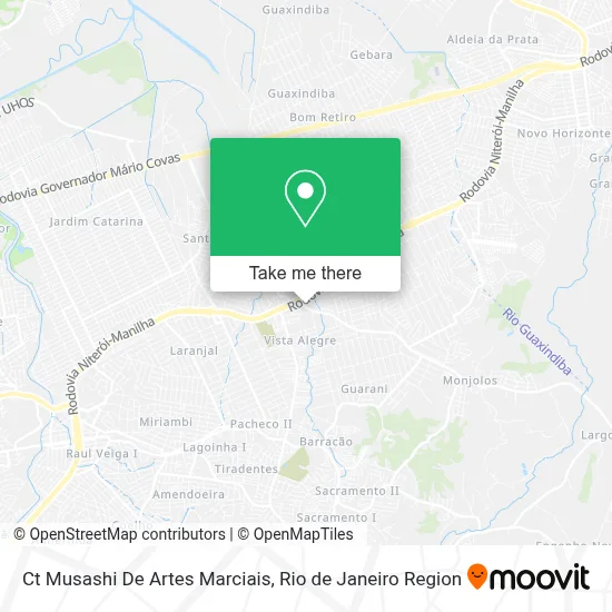 Ct Musashi De Artes Marciais map