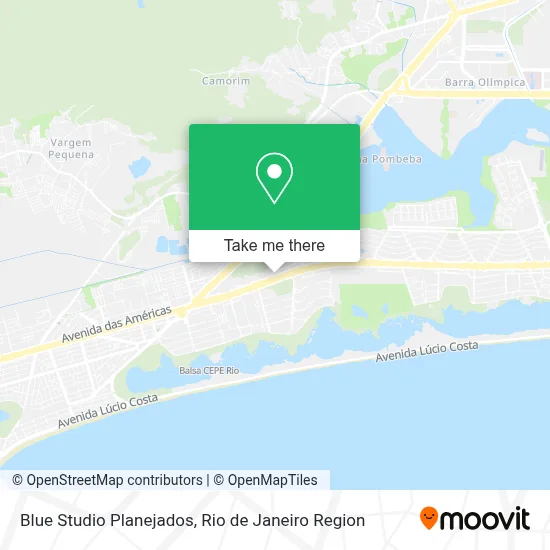 Blue Studio Planejados map