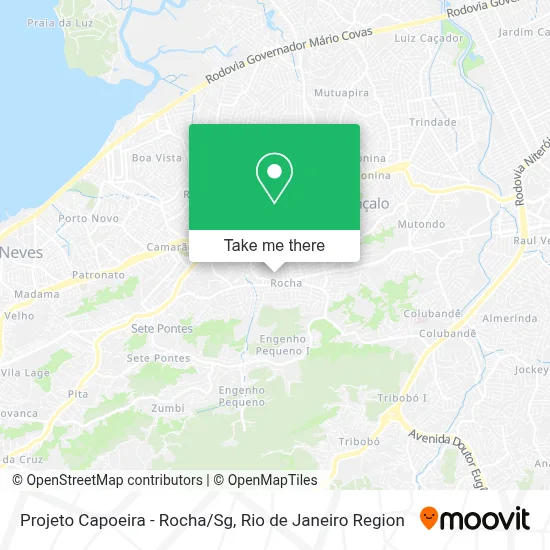 Projeto Capoeira - Rocha/Sg map