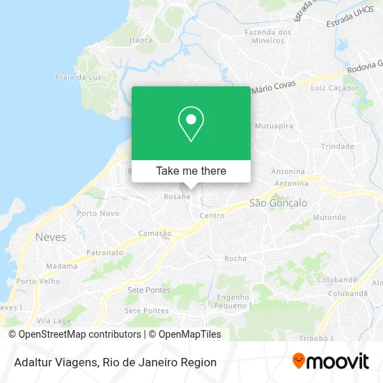 Adaltur Viagens map