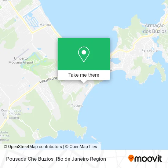 Pousada Che Buzios map