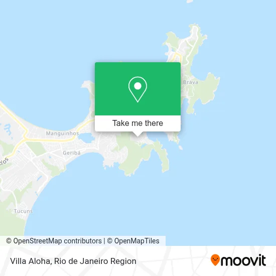 Villa Aloha map