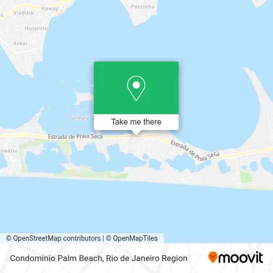 Condominio Palm Beach map