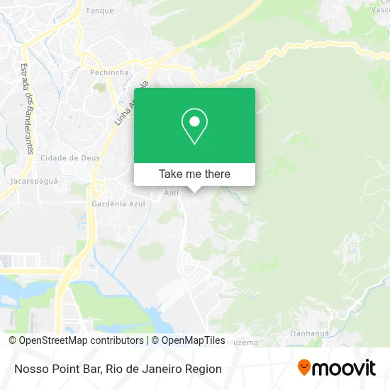 Nosso Point Bar map