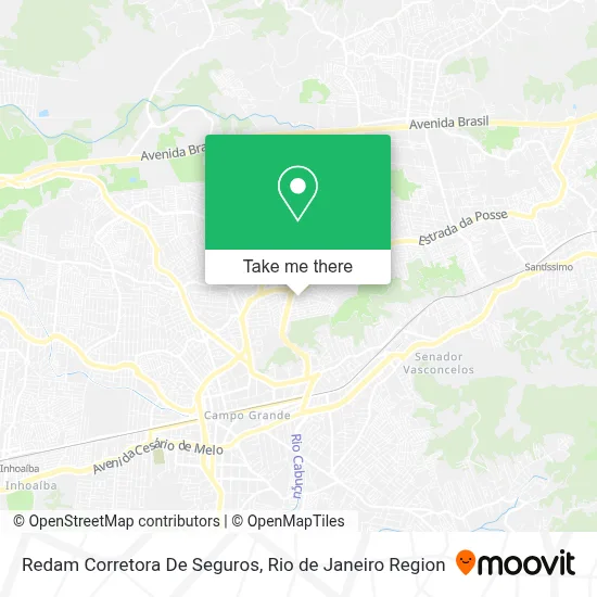 Redam Corretora De Seguros map