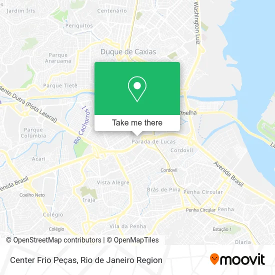 Center Frio Peças map