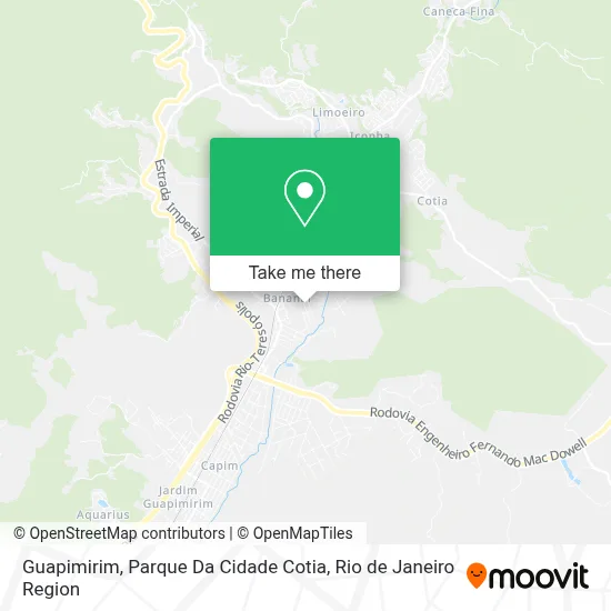 Guapimirim, Parque Da Cidade Cotia map