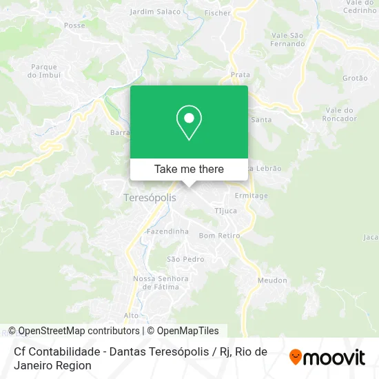 Cf Contabilidade - Dantas Teresópolis / Rj map