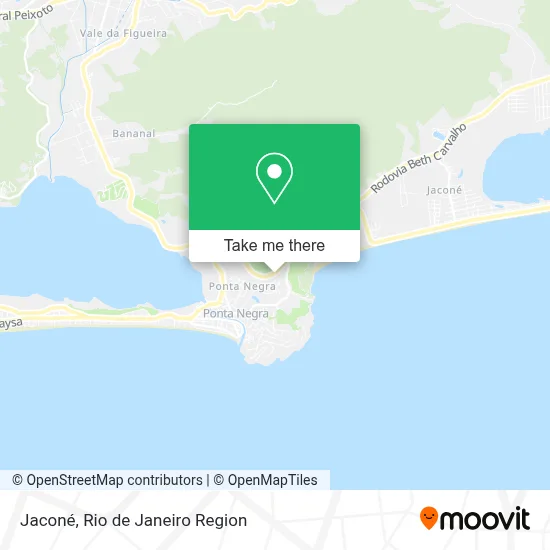 Jaconé map