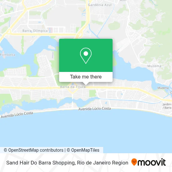 Sand Hair Do Barra Shopping map