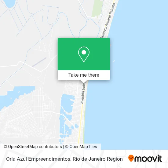 Orla Azul Empreendimentos map