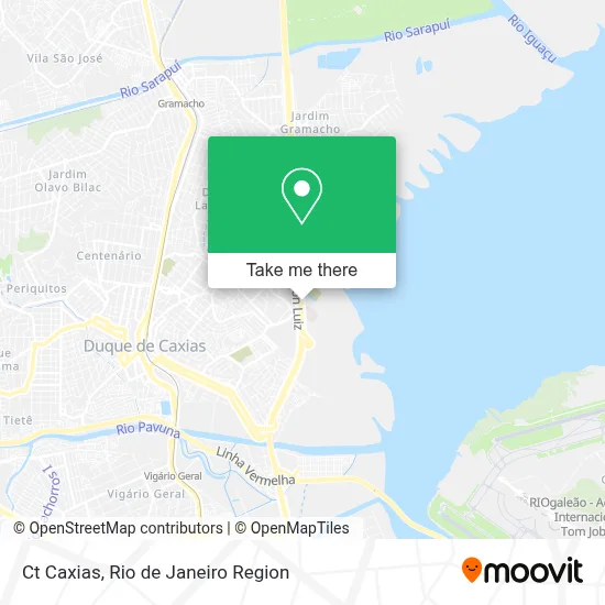 Ct Caxias map