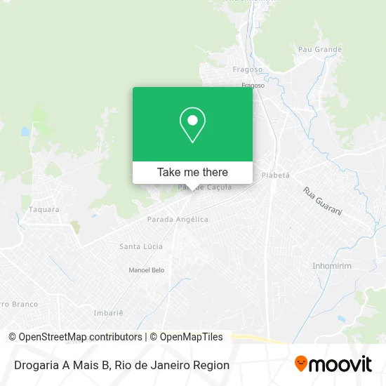 Drogaria A Mais B map
